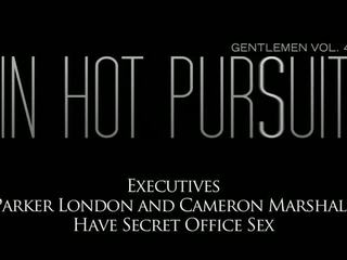 Executives Parker London And Cameron Marshall Have Office dirty video